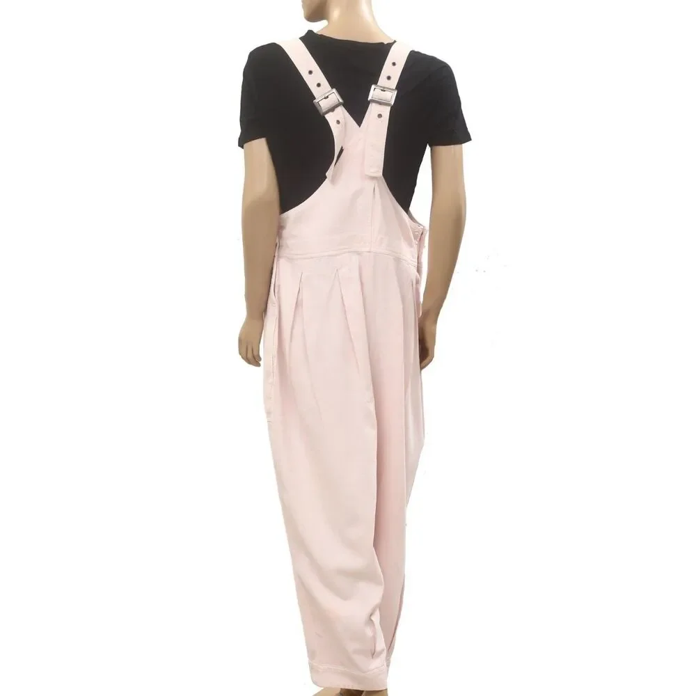 Free People We The Free Felix Tapered Overalls Jumpsuit Pinafore Solid XS 286884